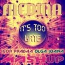 Medina, Igor PradAA, Olga Joana - It\'s Too Late (DJ Igor PradAA & DJ Olga Joana Mashup)