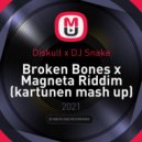 Diskull x DJ Snake - Broken Bones x Magenta Riddim (kartunen mash up)